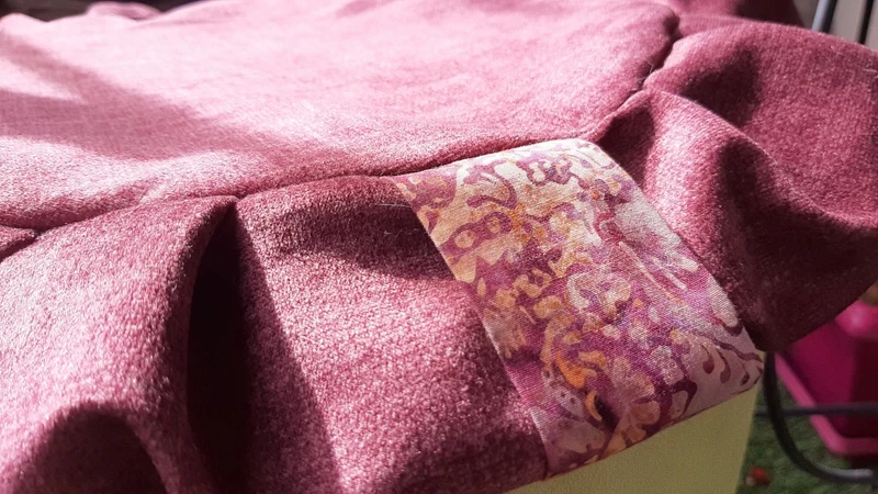 Housse de zafu vide coloris framboise — Myokan